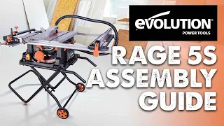 How to Set Up Your RAGE5-S 255mm | 10" Table Saw Support and Set-Up Video