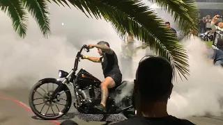 Harley Davidson Breakout burnout