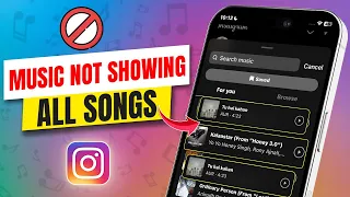 How To FIX Instagram Music Not Showing All Songs on iPhone | IG Story Music Not Showing Songs