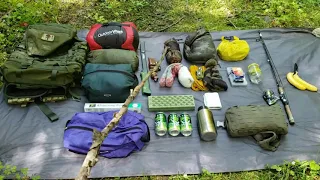 Gear load out for easy backpacking fishing trip - what's in my pack?