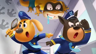 Don't Throw Things Down | Safety Tips | Police Cartoon | Cartoon for Kids | Sheriff Labrador