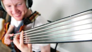 This STEEL fretless bass sounds INSANE