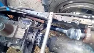 краткий обзор ВОМ на самодельном трактора, homemade tractor