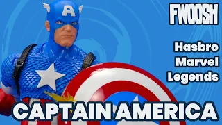 Marvel Legends Captain America Toy Biz 20th Anniversary Retro Hasbro Action Figure Review