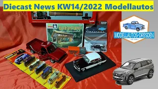 Diecast News KW14/2022 kleine Neuheiten-Vorstellung Modellautos-Dresden (Wartburg 312)