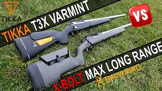 Tikka T3X Varmint VS Browning X-Bolt Max Long Range