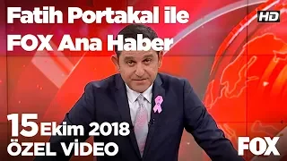 Trump Suudi Arabistan'a bakan gönderiyor... 15 Ekim 2018 Fatih Portakal ile FOX Ana Haber