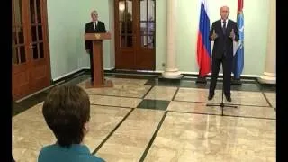 Вручение госнаград губернатором Николаем Меркушкиным
