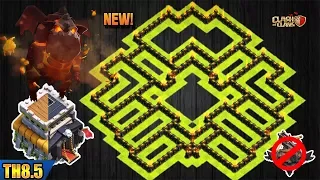 NEW TH9 TROPHY BASE WITHOUT XBOWS | TH8.5 TROPHY/FARMING BASE 2018 | CLASH OF CLANS (COC)