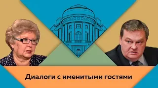 Е.Ю.Гуськова и Е.Ю.Спицын в студии МПГУ. "Мои университеты и учителя"