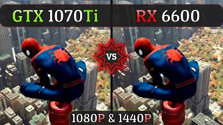 RX 6600 vs GTX 1070 Ti | Test In 10 Games at 1080P & 1440P