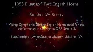 1053 Duet for  Two English Horns