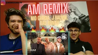 AM Remix - Nio Garcia x J Balvin x Bad Bunny [REACCION] 🤯