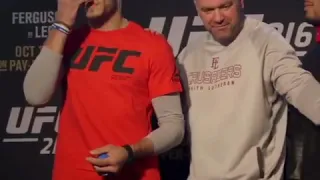 Tony Ferguson scares Dana White: “WOOOOO!”