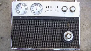 Zenith Royal 2000 AM FM Transistor Radio Repair