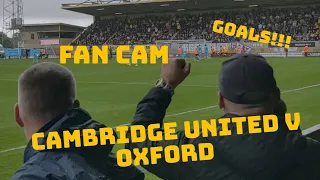 OPENING DAY WIN!! Cambridge United Vs Oxford, fan cam