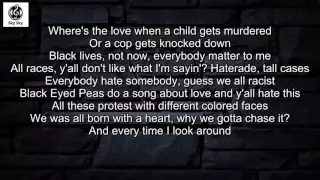 Black Eyed Peas - #WHERESTHELOVE Ft. The World (Lyrics Video)