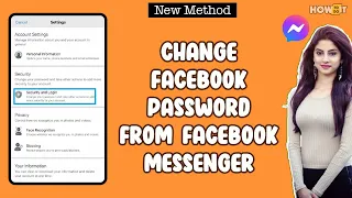 How To Change Facebook Password from Facebook Messenger 2024 | Skill Wave