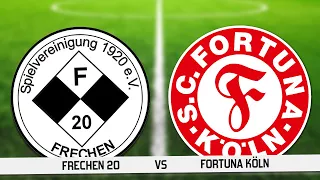 FRECHEN 20 vs. FORTUNA KÖLN || Tore & Highlights