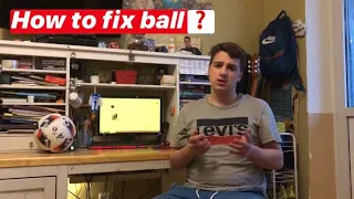 КАК ПОЧИНИТЬ ФУТБОЛЬНЫЙ МЯЧ - HOW TO FIX A FOOTBALL BALL