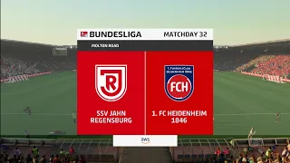 FIFA 23 | Jahn Regensburg vs FC Heidenheim - Bundesliga | Gameplay