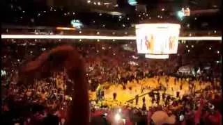 Last Seconds Of The 2015 NBA Finals. The Golden State Warriors Win & Fans Go Crazy!
