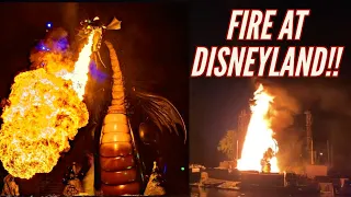 FIRE BRAKE DOWN at Disneyland during Fantasmic!!