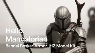 Star Wars Mandalorian Beskar Armor 1/12 Model Kit | Speed Build | ASMR