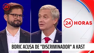 Gabriel Boric acusa de "discriminador" a Kast citando su programa de Gobierno | 24 Horas TVN Chile