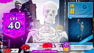 SKELETON MASCOT UNLOCKED IN 2 DAYS ON NBA 2K22...NOT CLICKBAIT!