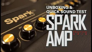 Unboxing and Testing the Positive Grid Spark Amp 40