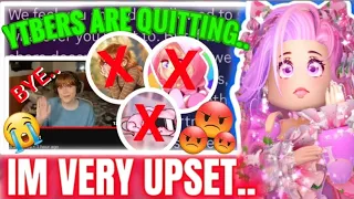 YOUTUBERS ARE QUITTING BECAUSE OF ROYALE HIGH... | Royale High Roblox Drama