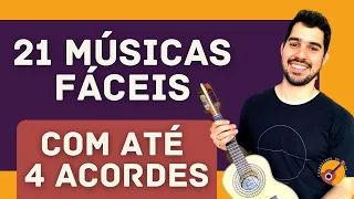 21 MÚSICAS MUITO FÁCEIS PARA CAVACO (E BANJO) - POUCOS ACORDES