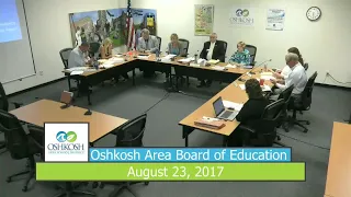 Oshkosh Board of Education 8/23/17