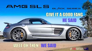 AMG MERCEDES SLS Black Series - Drive and Review // AWESOME GULL-WING EXOTIC