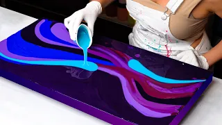 Secrets Unveiled! How to Easily Correct and Perfect Your Fluid Acrylic Artworks!🤯