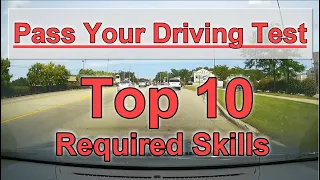 10 Required Driving Maneuvers for the Behind the Wheel Road Test