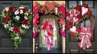 Valentines Day Wreaths Ideas | 30+ Ideas of Valentines Wreath | Valentines Day Door Decor