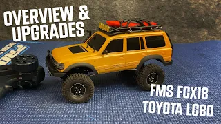 FMS FCX18 LC80 Overview, Upgrades, & Action