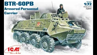 Unboxing ICM's BTR-60PB APC in 1/72 Scale