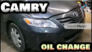 How to change your engine oil on a 2011 Toyota Camry!