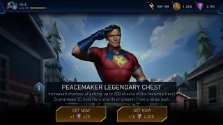PEACEMAKER LEGENDARY CHEST OPENING 🔥 INJUSTICE 2 MOBILE GAMEPLAY