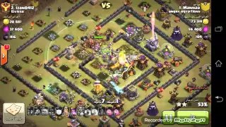 3 stars th11 clash of clans | تقفيل تاون هول 1ماكس1