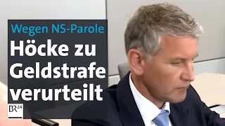 Wegen NS-Parole: Höcke zu Geldstrafe verurteilt | BR24