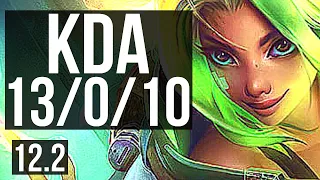 ZERI & Sona vs SAMIRA & Rakan (ADC) | 13/0/10, Legendary | KR Diamond | 12.2