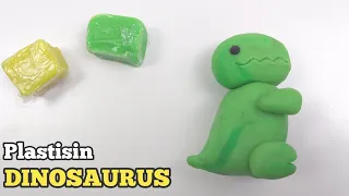 Cara Membuat Dinosaurus Dari Plastisin | Kerajinan Dari Plastisin