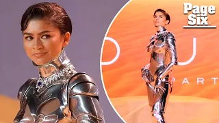 Why Zendaya almost didn’t wear metal Mugler suit to ‘Dune’ premiere: ‘Got really lightheaded’