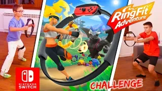 RING FIT ADVENTURE CHALLENGE ! - On teste le nouveau jeu de sport Nintendo Switch !