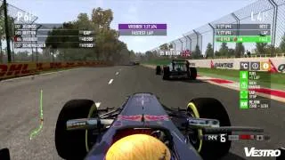 F1 2011 - Redbull Webber Melbourne Gameplay (HD 1080p)