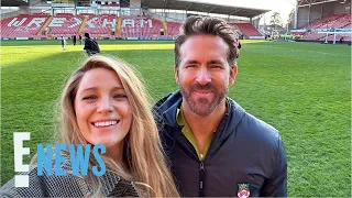 Blake Lively & Ryan Reynolds Are Couple Goals At Wrexham Game With Kids | E! News